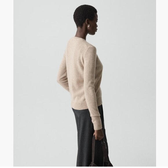 NWT Theory Kaylenna Crewneck Sweater in Feather Cashmere - Picture 3 of 6